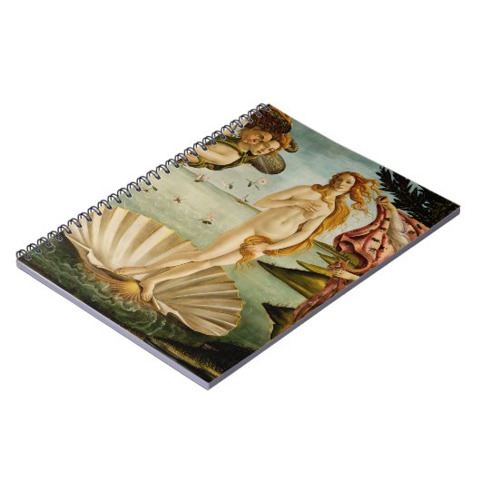 Carnet La naissance de Vénus | Botticelli (Côté gauche)