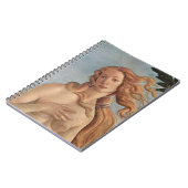 Carnet La Naissance de Vénus (détail) de Sandro Botticell (Côté gauche)