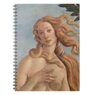 Carnet La Naissance de Vénus (détail) de Sandro Botticell