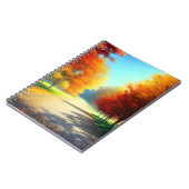 Carnet La nature Les arbres d'automne dans la forêt (Côté gauche)