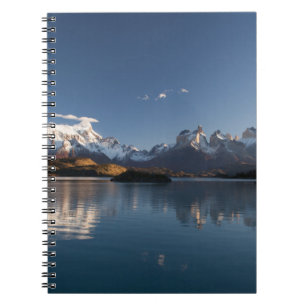 CARNET LA NEIGE COUVERTE MONTAGNE EN PHOTOGRAPHIE RÉFLÉ