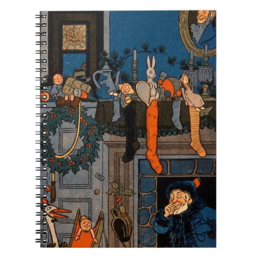 Carnet La nuit avant Noël, par Denlow, 1903 (colou (Devant)