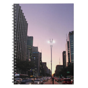 Carnet La nuit dans l'avenue de Paulista - Sao Paulo