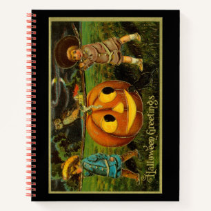 Carnet La Nuit de la récolte des citrouilles d'Halloween