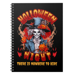 Carnet La Nuit D'Halloween Il N'Y A Nulle Part Où Se Cach