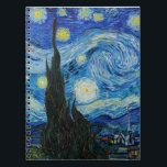 Carnet La nuit étoilée de Vincent Van Gogh<br><div class="desc">Immergez-vous dans la beauté fascinante de la Nuit étoilée de Vincent Van Gogh avec cette reproduction de haute qualité. Possédez une histoire de l'art et laissez la brillance du chef-d'oeuvre de Van Gogh illuminer votre environnement.</div>