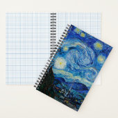 Carnet La nuit étoilée de Vincent Van Gogh (À l'intérieur)