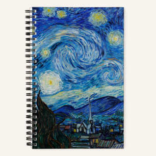 Carnet La nuit étoilée de Vincent Van Gogh