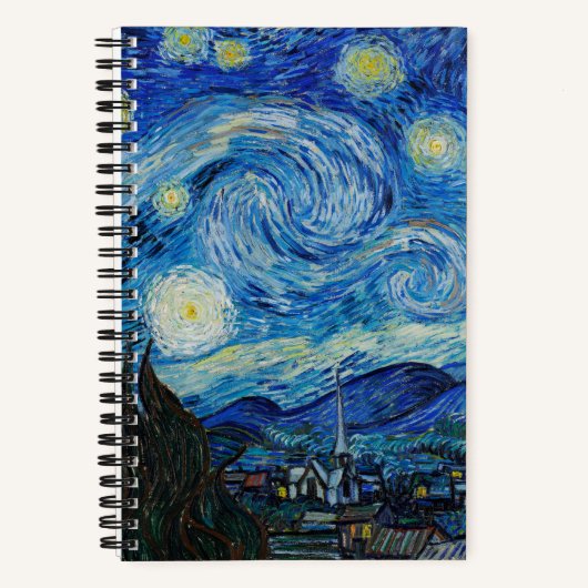 Carnet La nuit étoilée de Vincent Van Gogh (Recto)