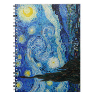 Carnet La nuit étoilée de Vincent Van Gogh