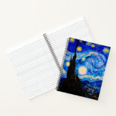 Carnet La nuit étoilée par Vincent Van Gogh (Intérieur)
