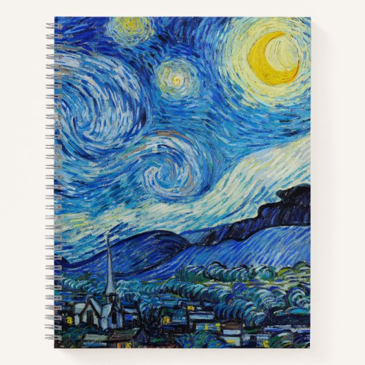 Carnet La Nuit étoilée - Vincent Van Gogh (Devant)