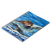 Carnet La Otter dans la peinture de la mer (Côté gauche)