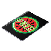 Carnet La pastèque Palestine libre - Liberté pour les Pal (Côté gauche)