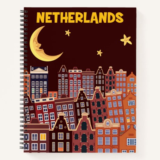 Carnet La Pays-Bas de nuit (Devant)