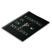 Carnet La pêche est dans mon ADN (Côté gauche)