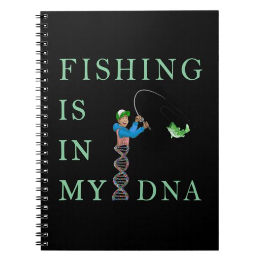 Carnet La pêche est dans mon ADN (Devant)