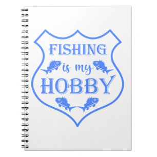 Carnet La pêche est ma citation de bouclier de loisir sur