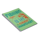 Carnet La pêche est ma gestion de colère (Côté Droit)