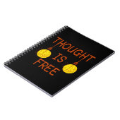 Carnet La pensée est libre (Côté gauche)