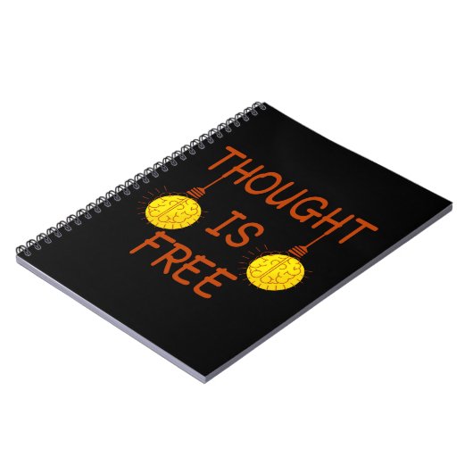 Carnet La pensée est libre (Côté gauche)