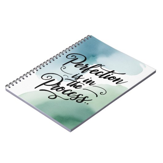 Carnet La perfection est dans le processus, option 2 (Côté gauche)