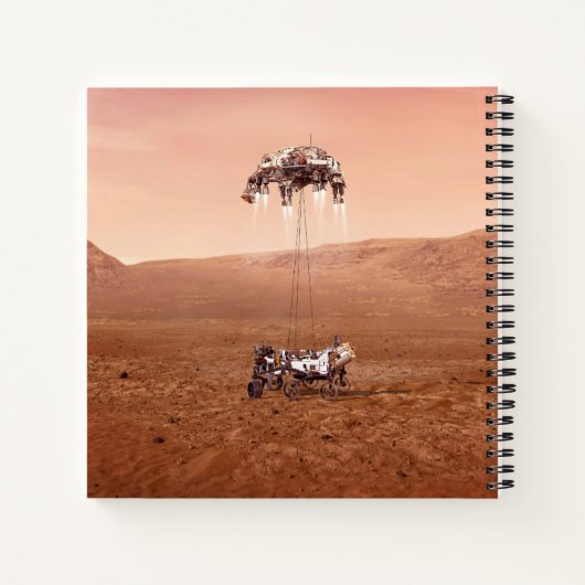 Carnet La Persévérance Arrive En Toute Sécurité Sur Mars. (Dos)