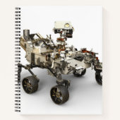Carnet La Persévérance Mars Rover Sur Arrière - plan Blan (Devant)