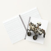 Carnet La Persévérance Mars Rover Sur Arrière - plan Blan (Intérieur)