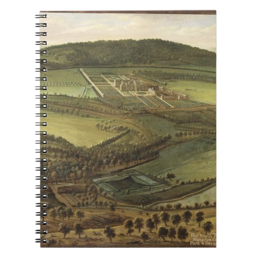 Carnet La perspective du nord du Hampton Court, c.1699 (Devant)
