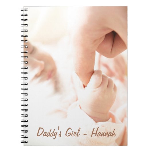 Carnet La petite fille du papa (Devant)