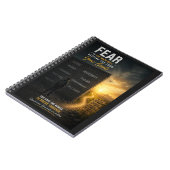 Carnet La peur est le principal mur qui vous empêche d'at (Côté gauche)