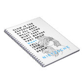 Carnet La philosophie de l'âme profonde cite Nietzsche (Côté Droit)