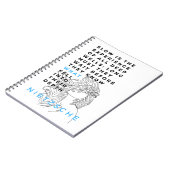 Carnet La philosophie de l'âme profonde cite Nietzsche (Côté gauche)