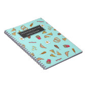 Carnet La pizza d'illustrations d'aquarelle de fin (Côté Droit)