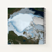 Carnet La Planète Terre Montre La Couverture De Glace De  (Dos)