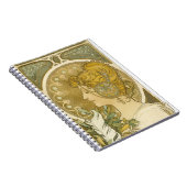 Carnet La Plume d'Alphonse Mucha (Côté Droit)