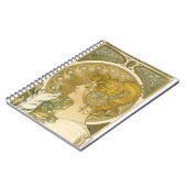 Carnet La Plume d'Alphonse Mucha (Côté gauche)