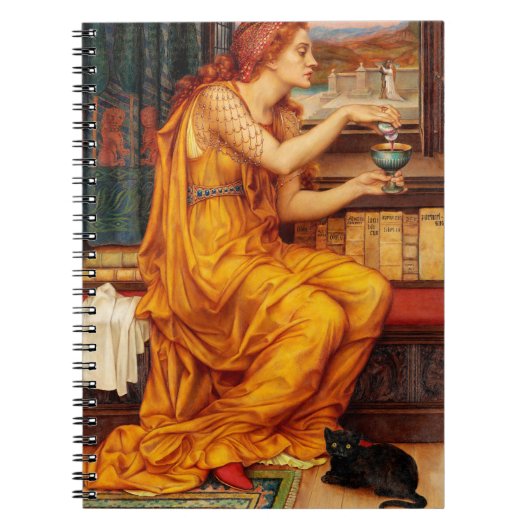 Carnet La Potion d'Amour - Peinture Evelyn De Morgan (Devant)