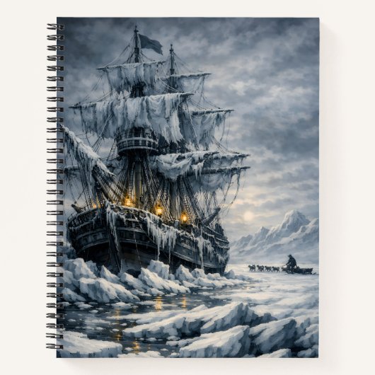 Carnet La poursuite arctique de Frankenstein par BurnsInH (Devant)