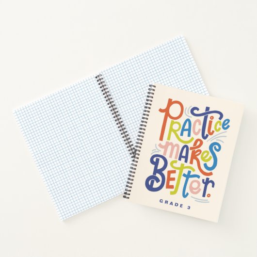 Carnet La pratique rend meilleur (Intérieur)