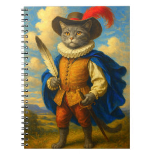 Carnet La première lame du roi Un Mousquetaire Chat Hon