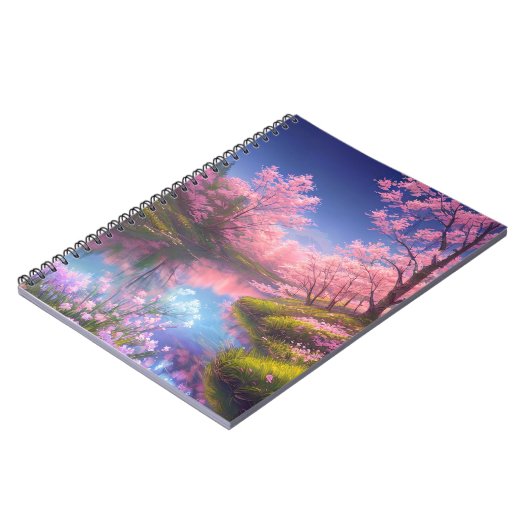 Carnet La présence gracieuse de Sakura Trees (Côté gauche)