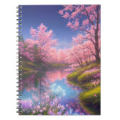 Carnet La présence gracieuse de Sakura Trees (Devant)