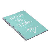 Carnet La pression fait la citation de diamants (Côté Droit)