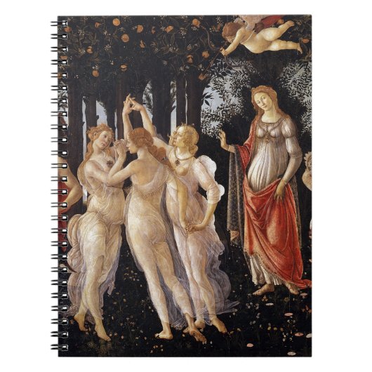 Carnet La Primavera (printemps) par Sandro Botticelli (Devant)