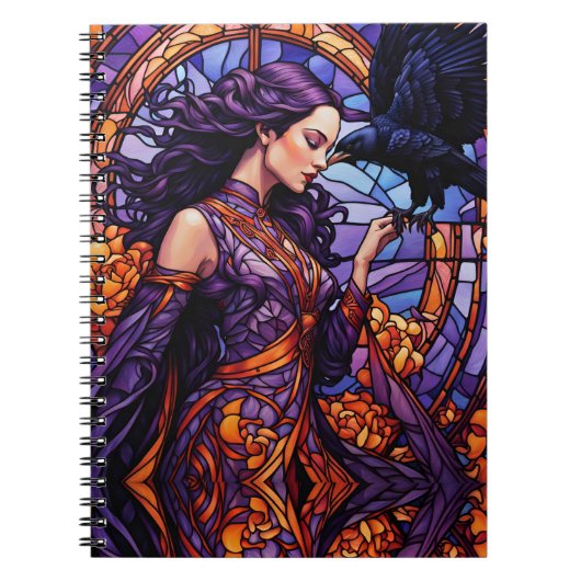 Carnet La princesse et le corbeau (Devant)