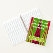 Carnet La promesse de la possibilité : Luc 1:37 Révélé (Intérieur)