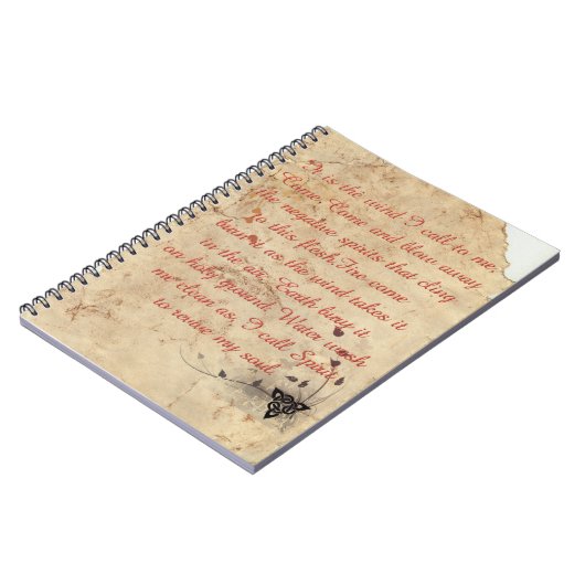 Carnet La prose d'éléments (Côté gauche)