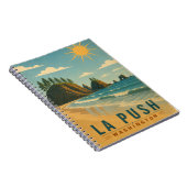 Carnet La Push, Bébé! Affiche d'art de voyage côtier vint (Côté Droit)
